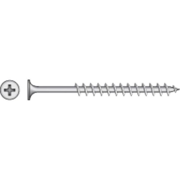 Hillman Deck Screw, #8 x 3 in, Steel, Galvanized Finish, Phillips Drive 401711288 - main